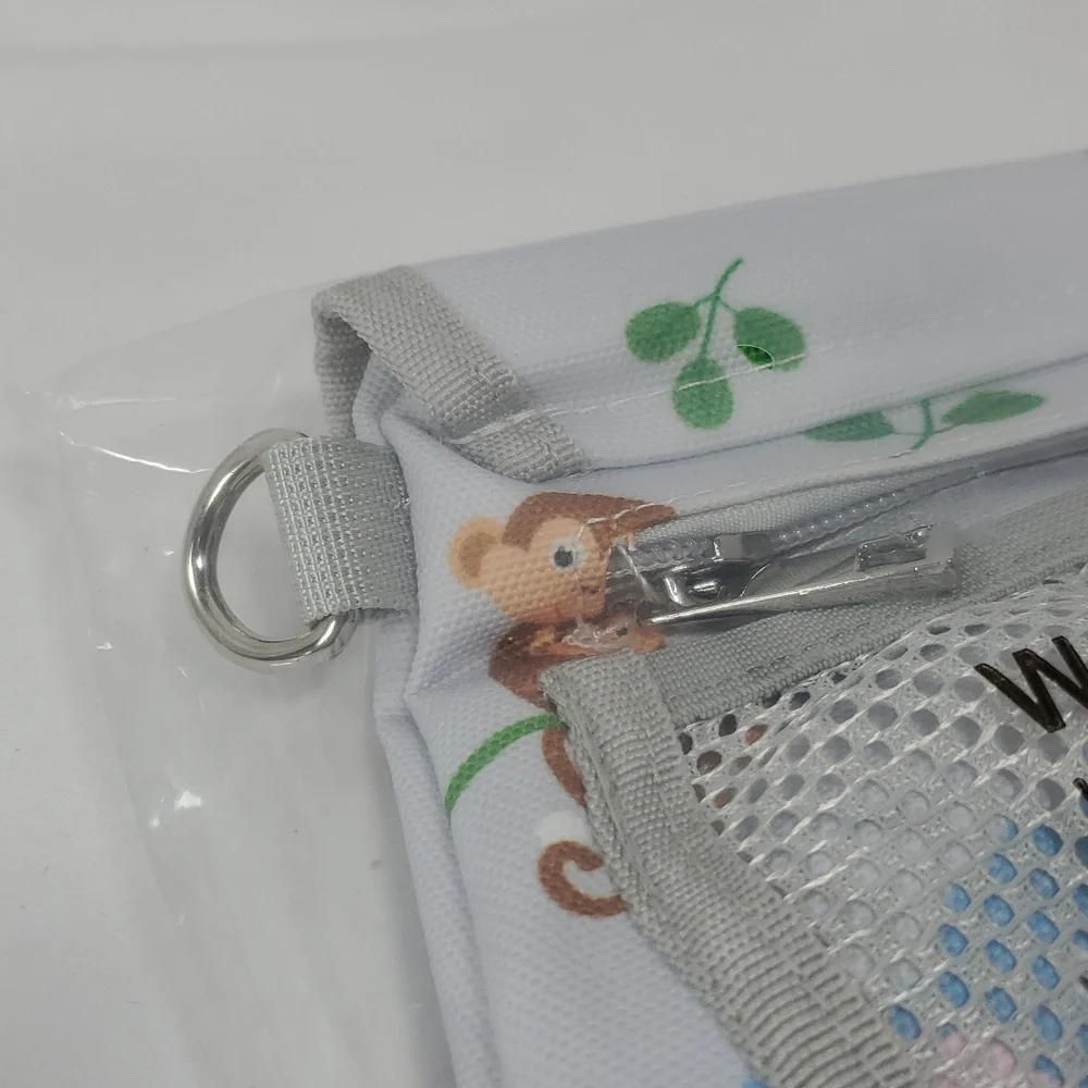 4 Nature Diaper Clutch Bag, Small and Cute Baby Bag for Mom (Animal World)